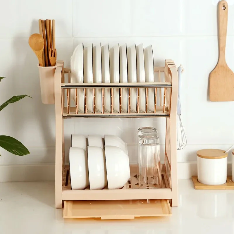 Multi-layer Plastic Kitchen Storage Rack - Image 2