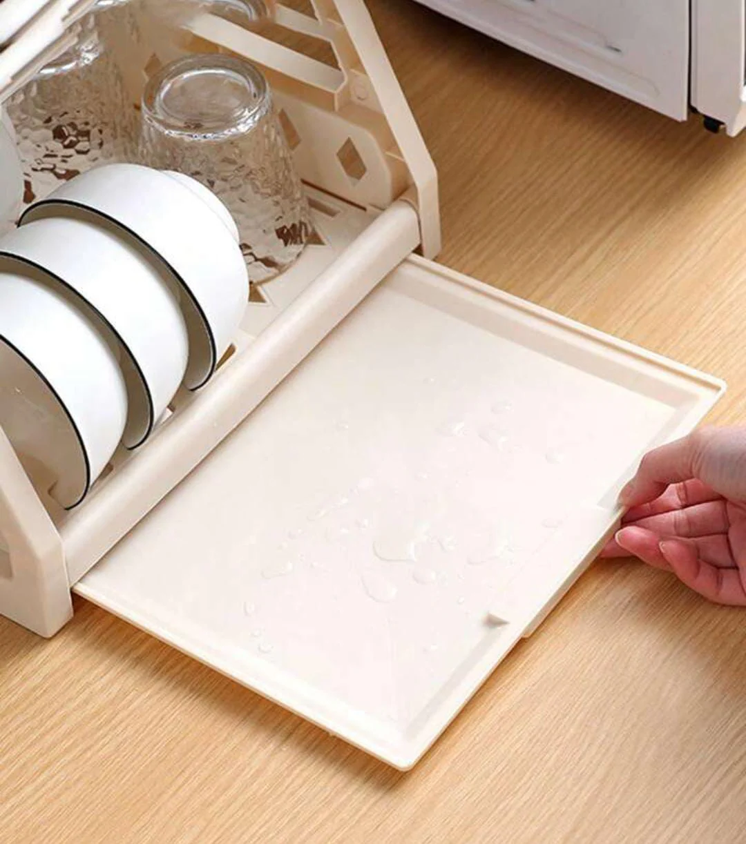 Multi-layer Plastic Kitchen Storage Rack - Image 4