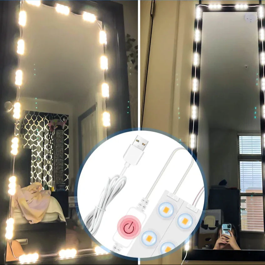 10 Module USB MIrror LED