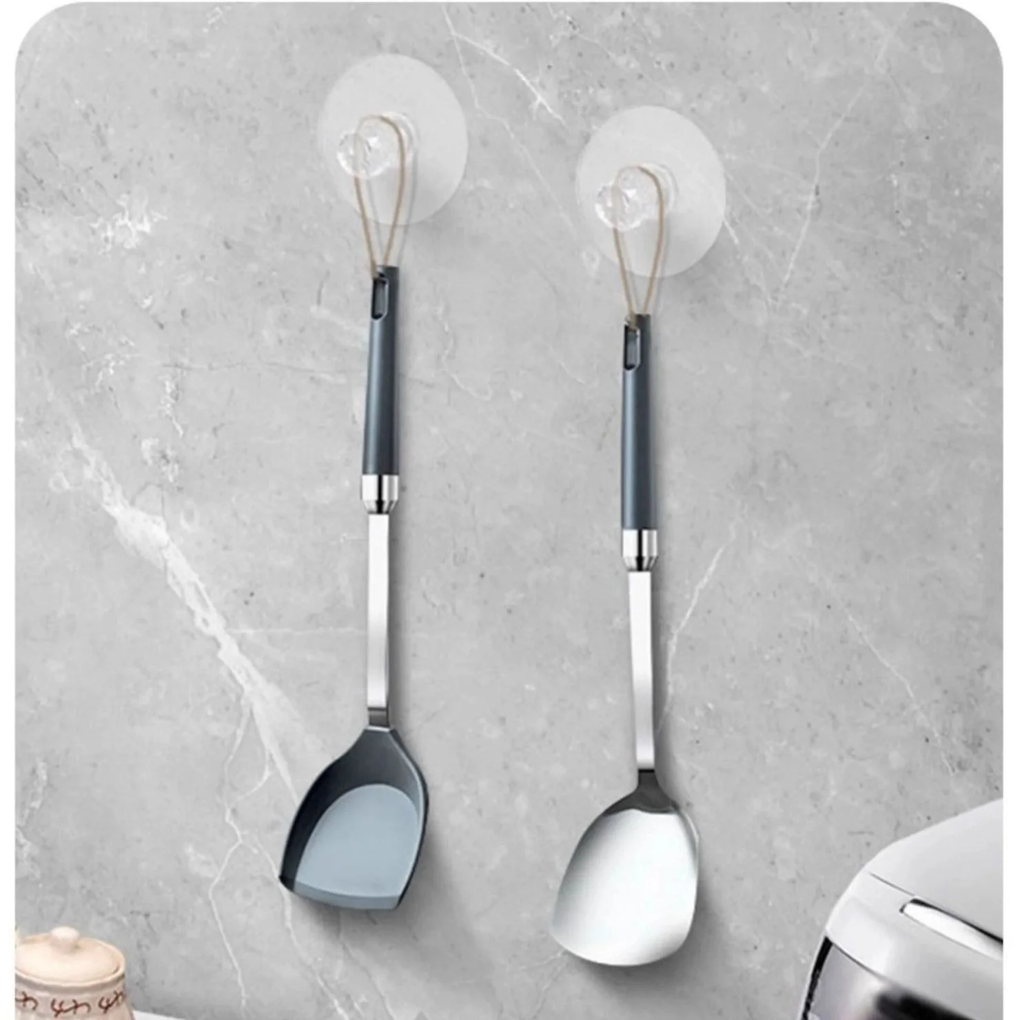 10Pcs Diamond Self Adhesive Wall Hook - Image 2