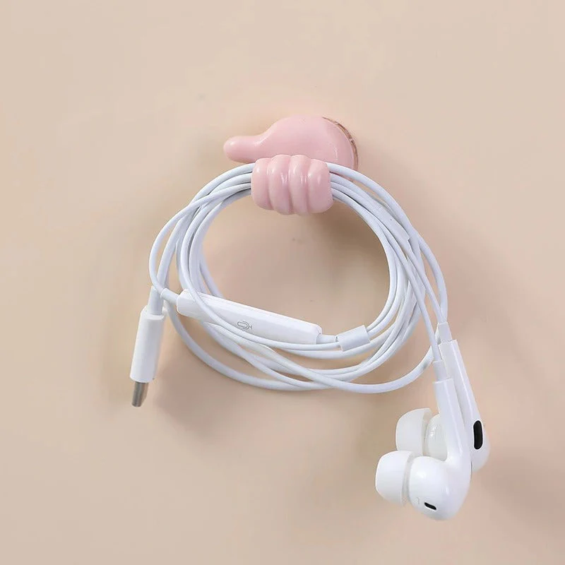 10Pcs Thumb Wire Cable Holder Multifunctional Tie Clip Fixer Organizer Charger - Image 3