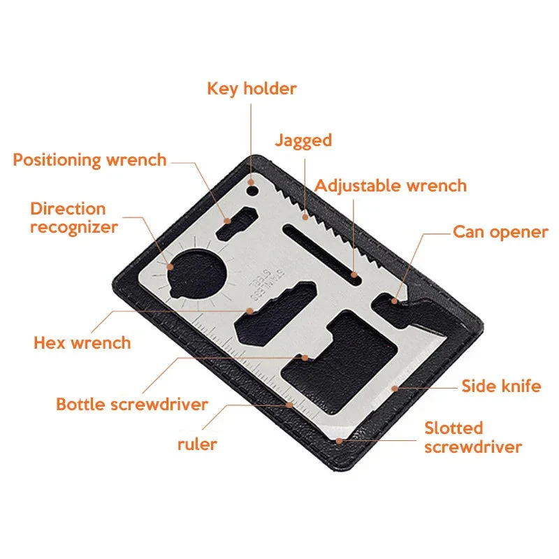 11 In 1 Stainless Steel Multifunctionl Tool - Image 5