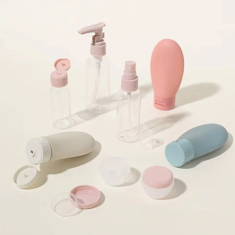 11PCs Reusable Travel Bottle Set With Pouch - Image 7