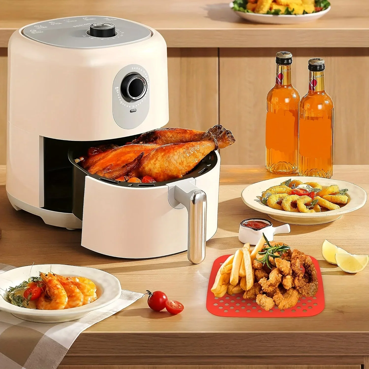 1Pc Silicon Air Fryer Baking Mat - Image 3
