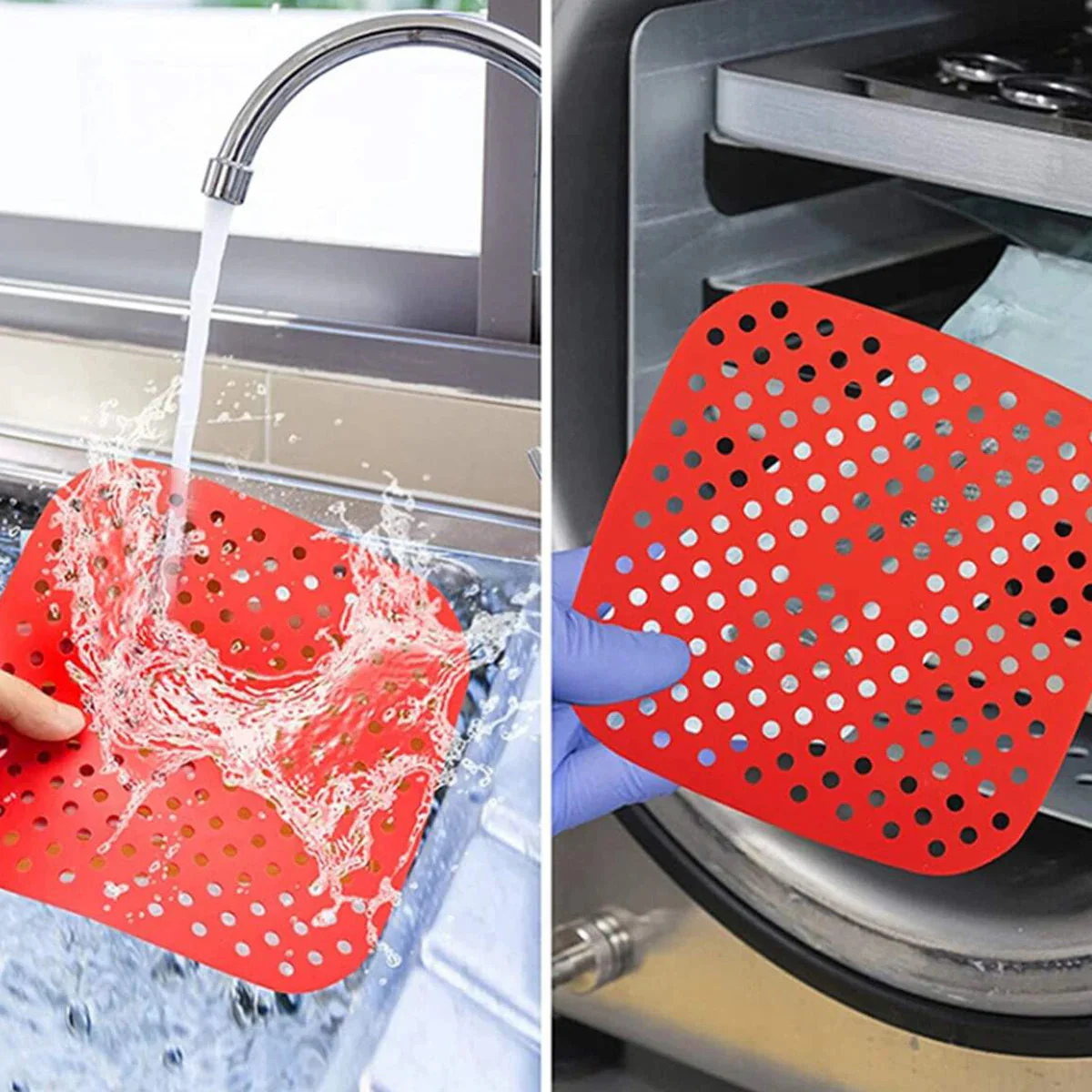 1Pc Silicon Air Fryer Baking Mat - Image 6