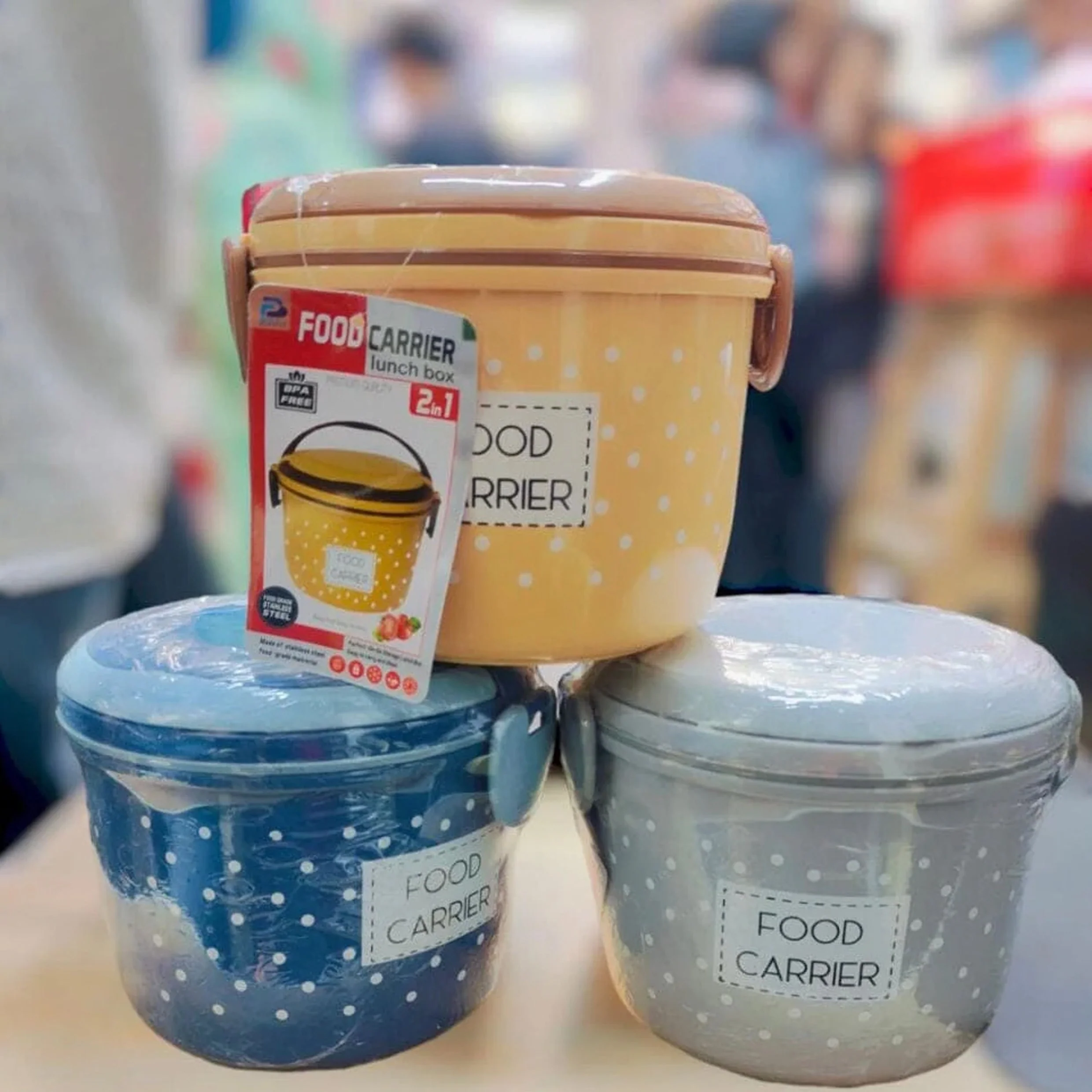 2 in 1 Food Carrier Lunch Box - Image 2