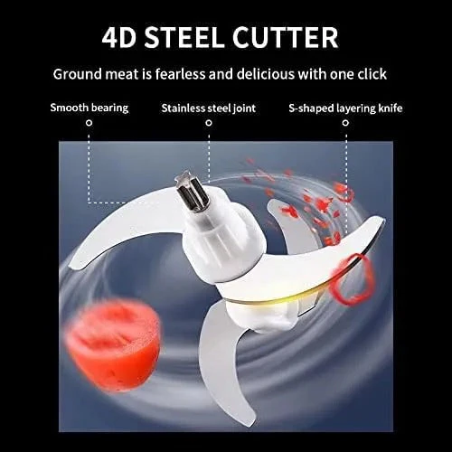 2-in-1 Food Processor & Electric Meat Grinder (3 Litre) - Image 4