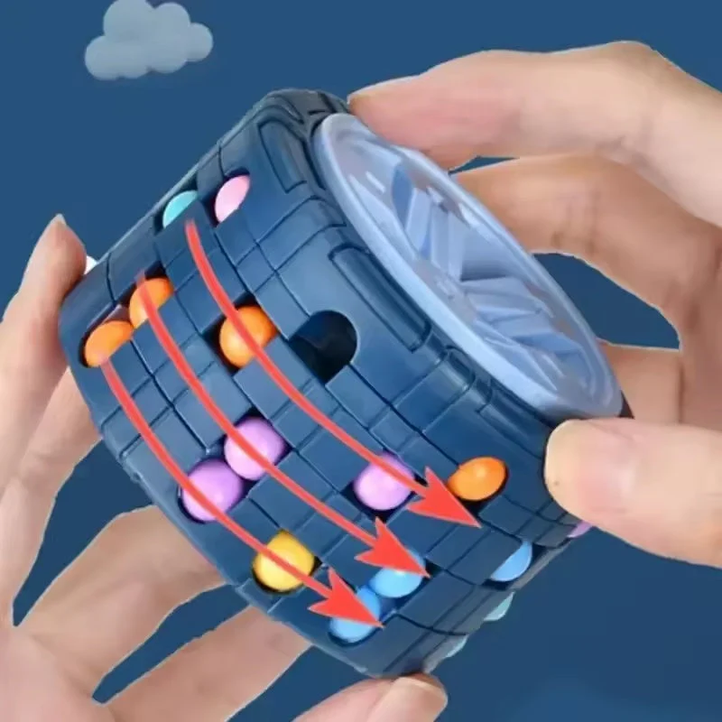 2 in 1 Magic Wheel Spinning Puzzle - Image 2