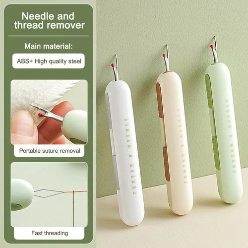2 in-1 Needle Threader Seam Ripper - Image 2