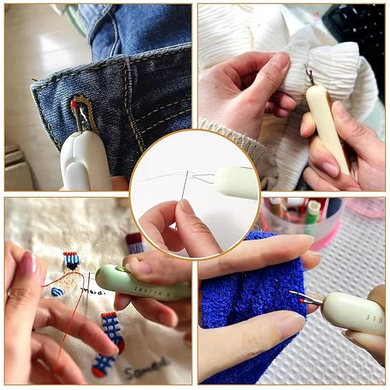 2 in-1 Needle Threader Seam Ripper - Image 5