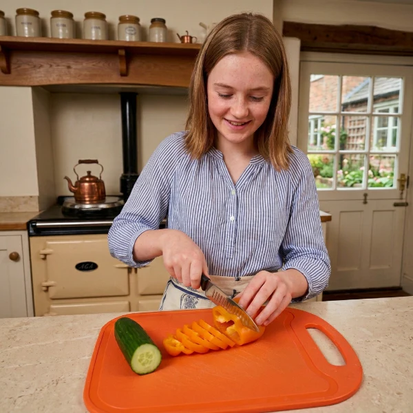 2 in 1 Portable Cutting Board Knife Kit - Image 3