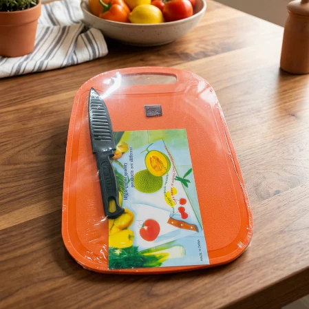2 in 1 Portable Cutting Board Knife Kit - Image 5