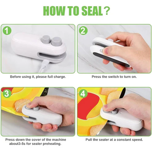 2 in 1 Rechargeable Bag Sealing Machine - Image 4