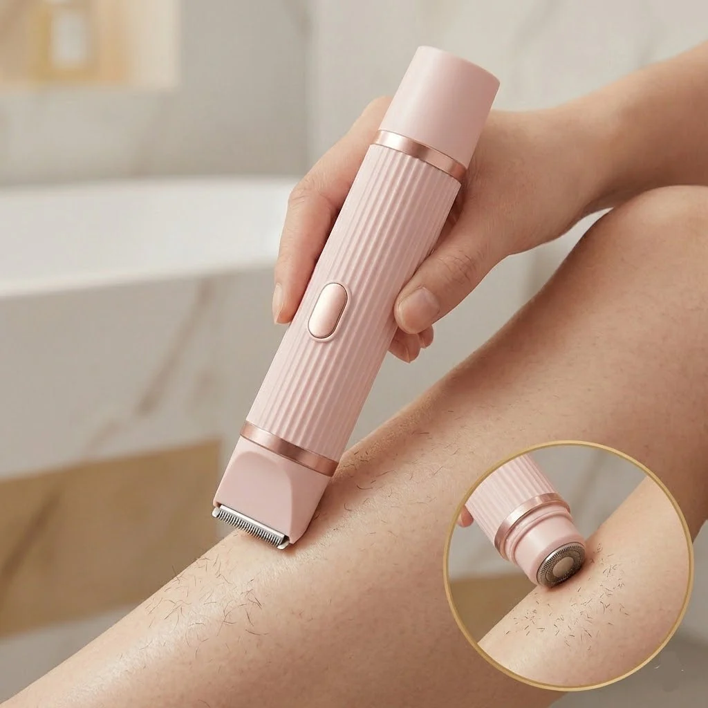 2 in 1 Rechargeable Double Head Hair Trimmer