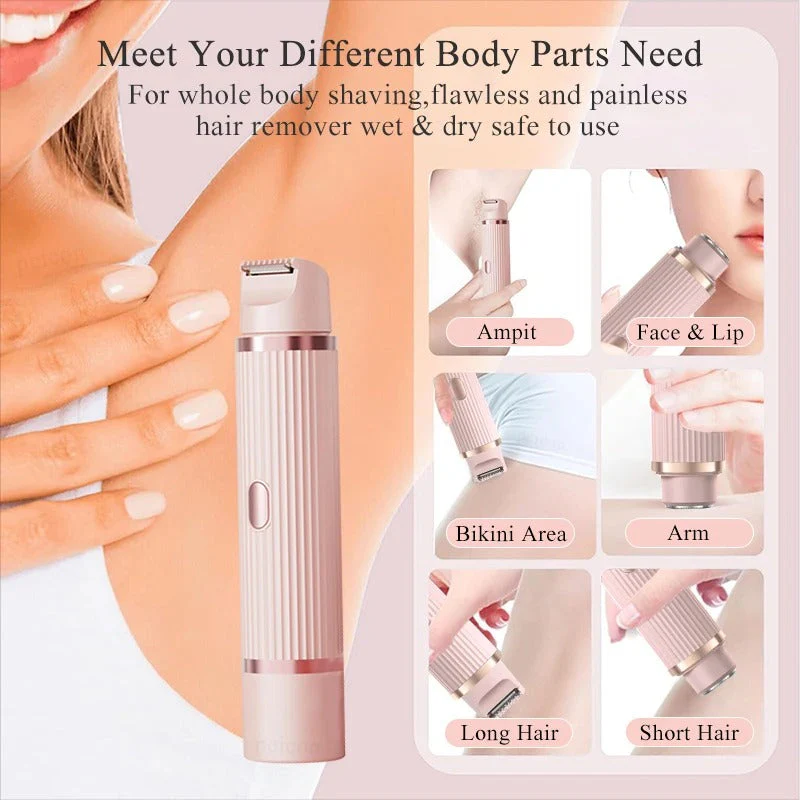2 in 1 Rechargeable Double Head Hair Trimmer - Image 2