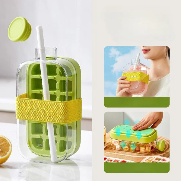 2-in-1 Water Bottle & Ice Mold - Image 6