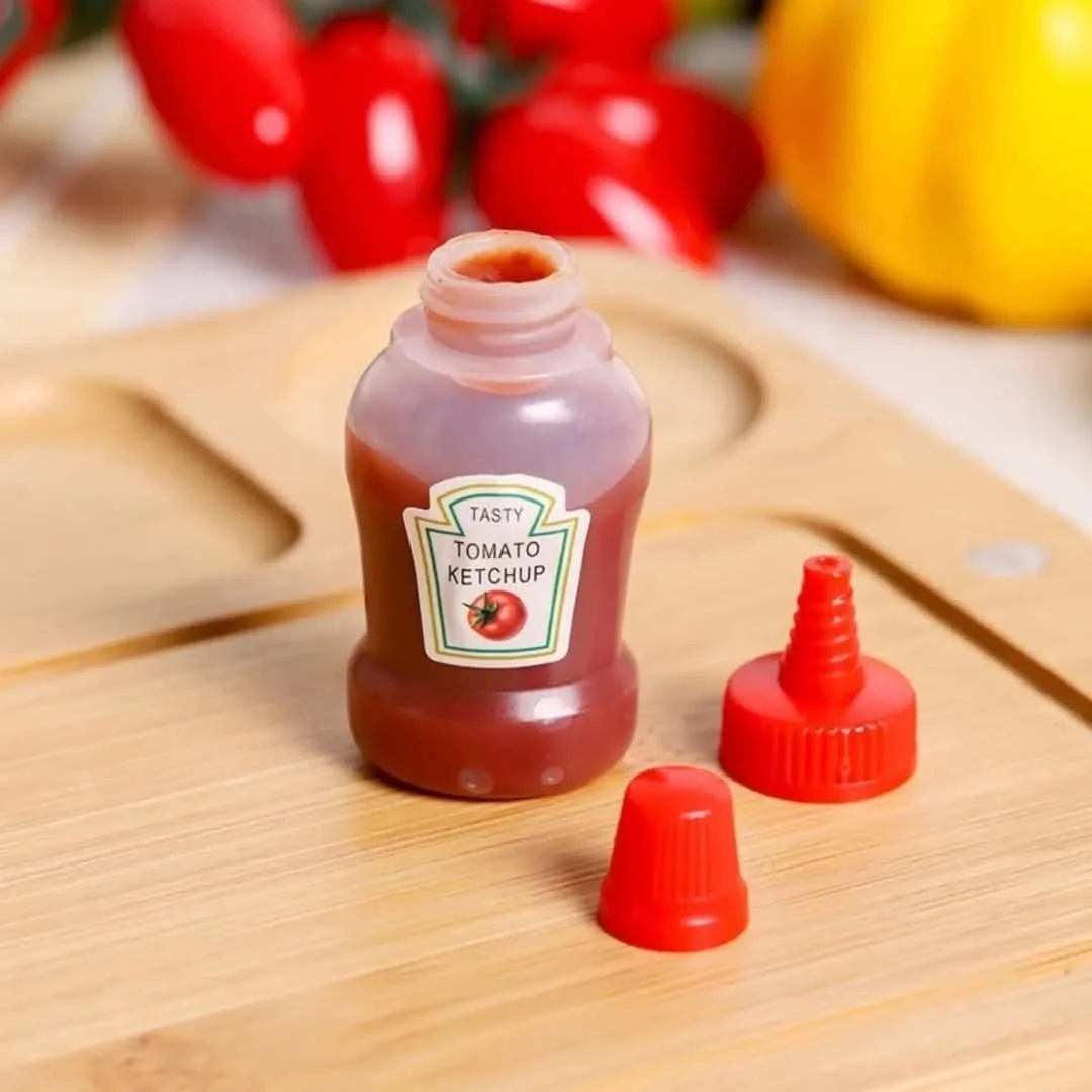 2 Pieces Mini Tomato Ketchup Bottle - Image 2