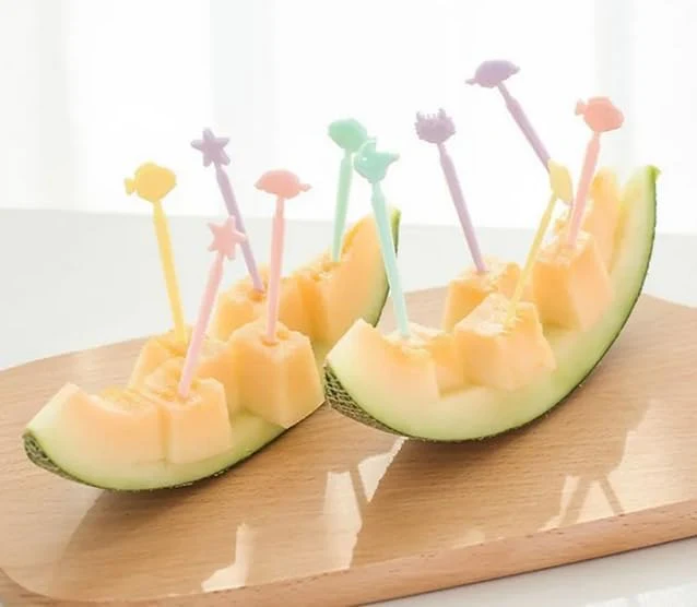 40 Pcs Plastic Cartoon Fruit Forks - Image 4