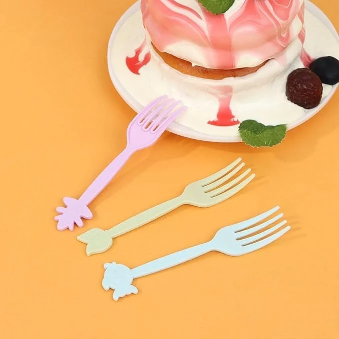 40 Pcs Plastic Cartoon Fruit Forks - Image 5