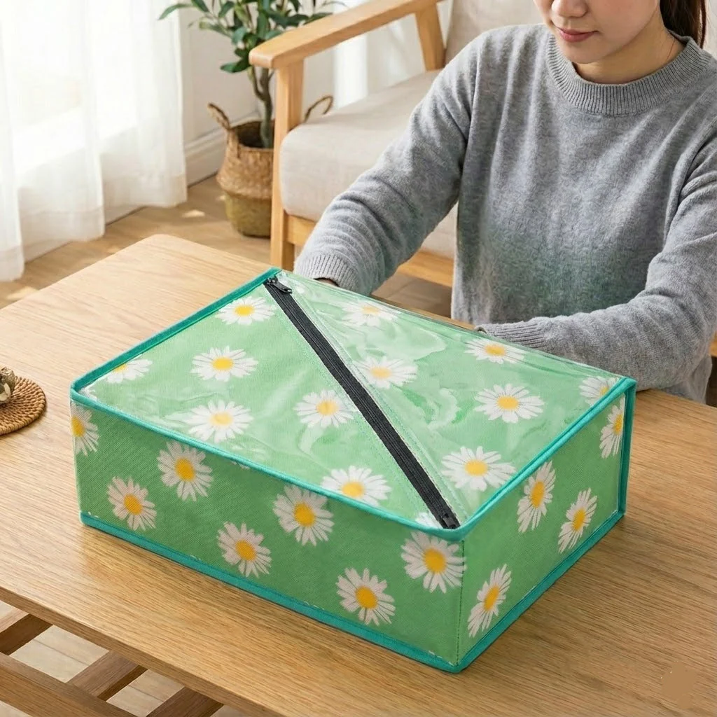 24 Grids Foldable Sock Organizer - Image 3