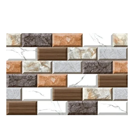 24pcs/set 3D Brick Design Self-Adhesive Waterproof Wall Sticker - Image 4