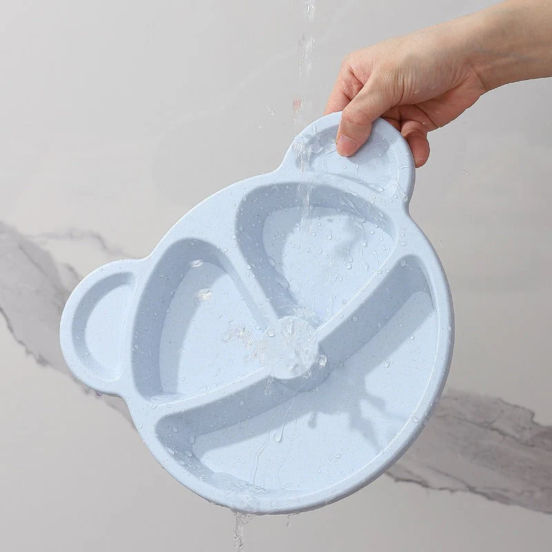 2PCs Children Bear Plate with Fork Spoon - Image 5