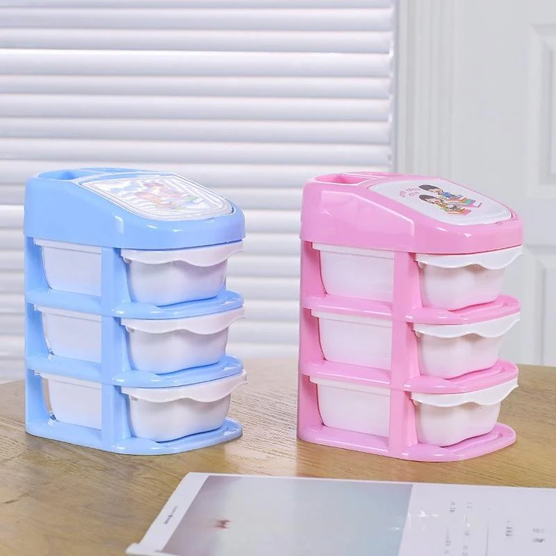 3 Drawer Desktop Storage Box - Image 3