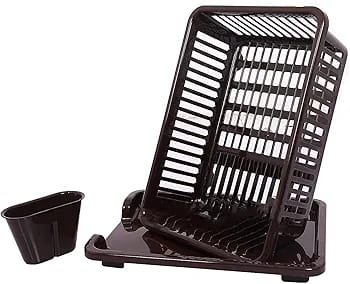 3 in 1 Large Durable Plastic Kitchen Sink Dish Drainer Rack - Image 2