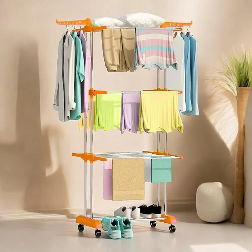 3 Layer Clothes Drying Rack - Image 2