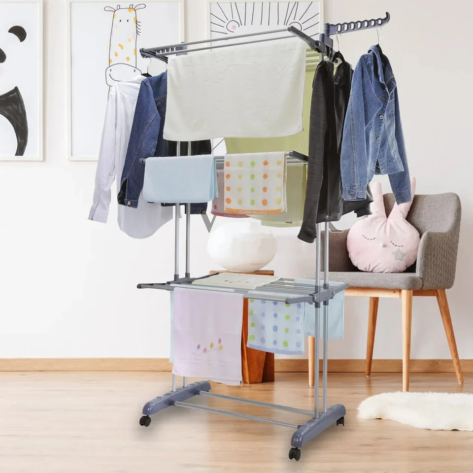 3 Layer Clothes Drying Rack - Image 3