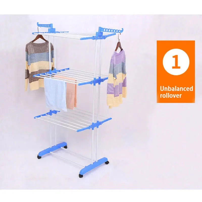3 Layer Clothes Drying Rack - Image 5