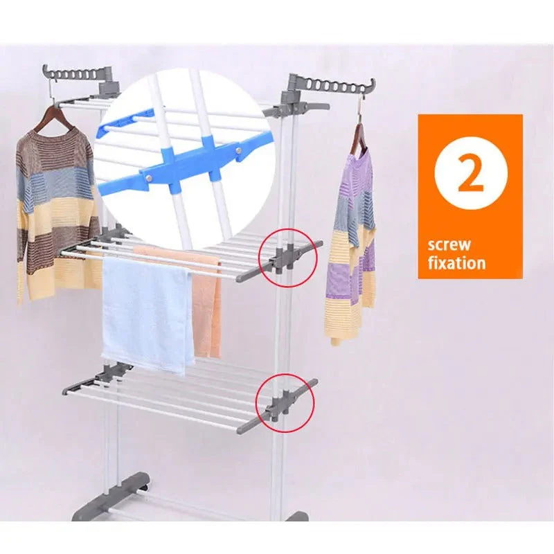 3 Layer Clothes Drying Rack - Image 6