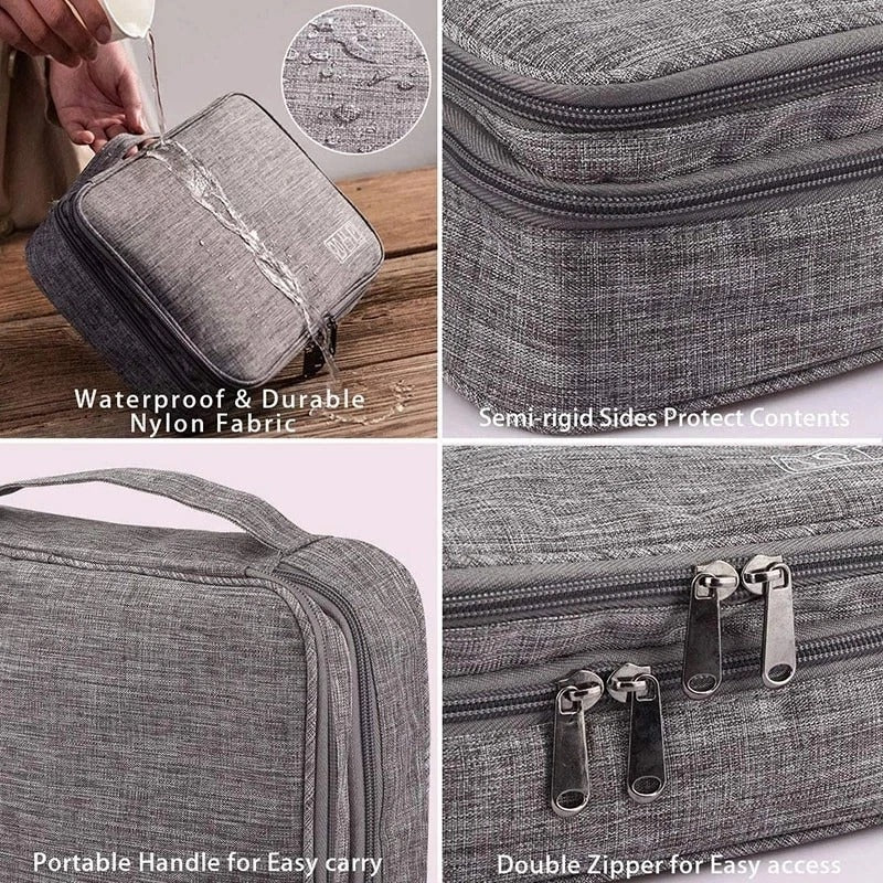 3 Layer Portable Waterproof Accessories Organzier - Image 7
