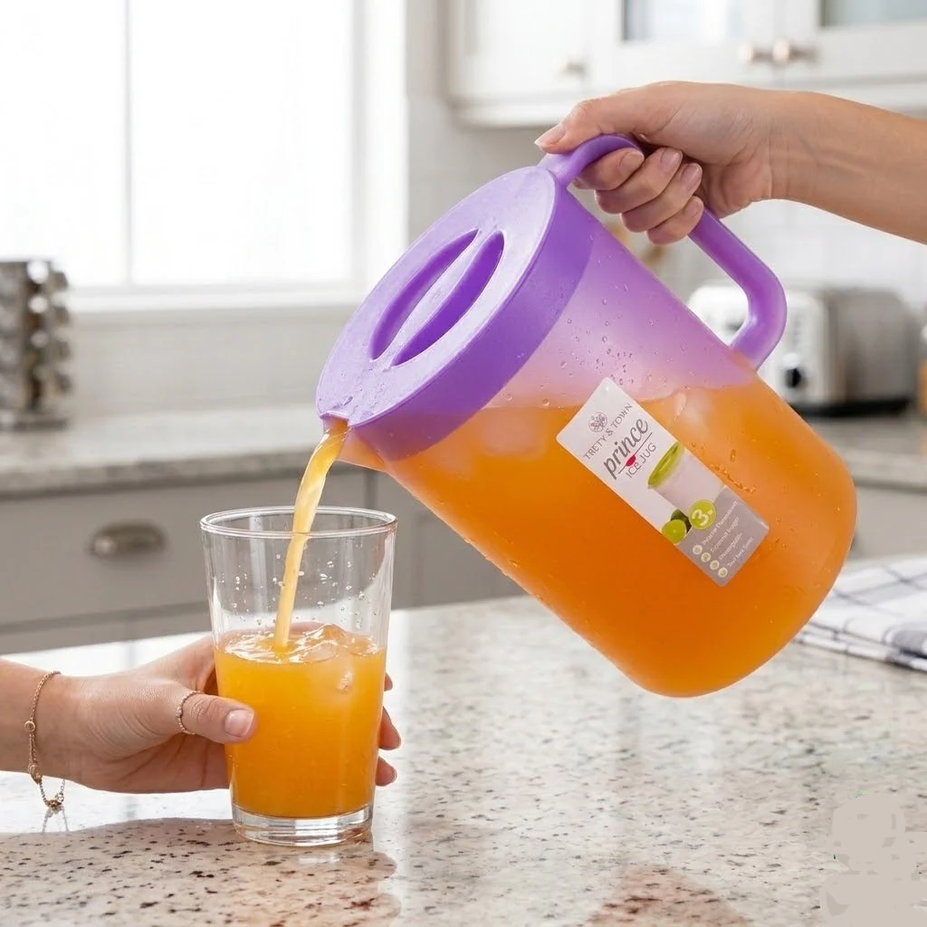3 Litre Plastic Water Jug with Lid - Image 2