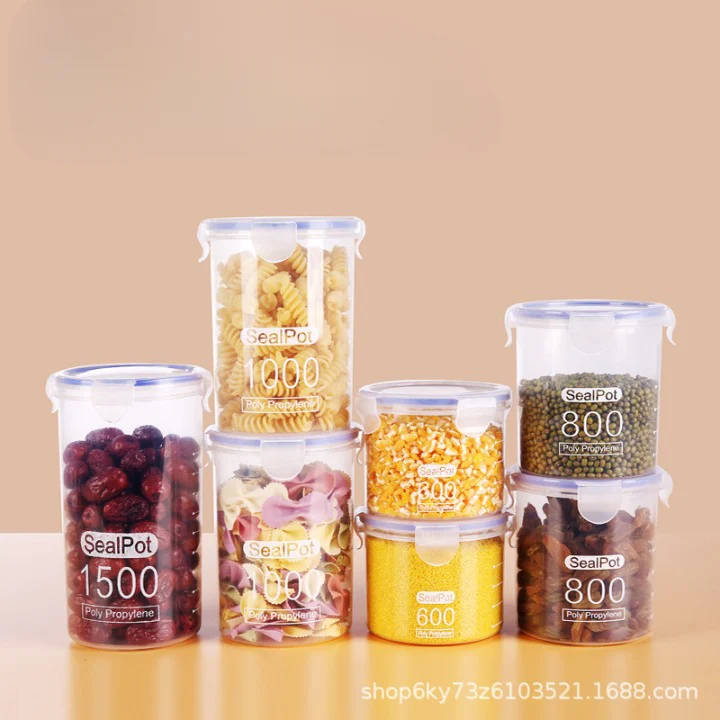 2 Pcs Airtight Food Jar 1000ml - Image 3