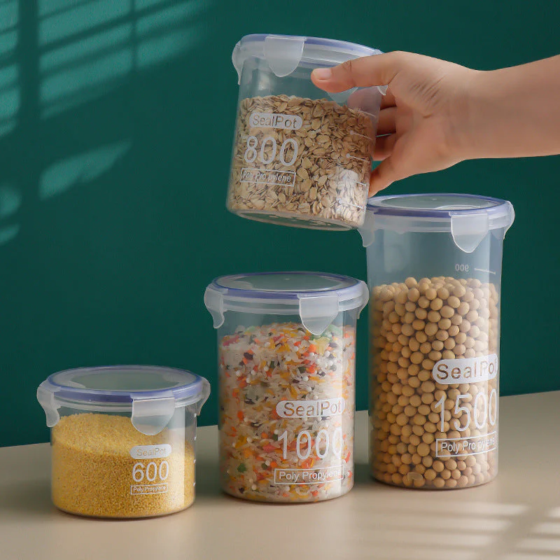 3 Pcs Airtight Food Jar 800ml - Image 2