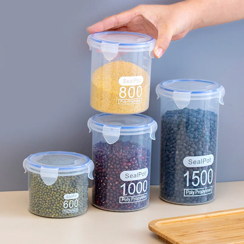 3 Pcs Airtight Food Jar 600ml - Image 2