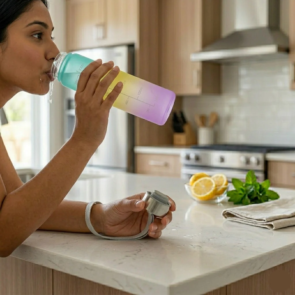 300ml Plastic Sports Water Bottle - Image 3