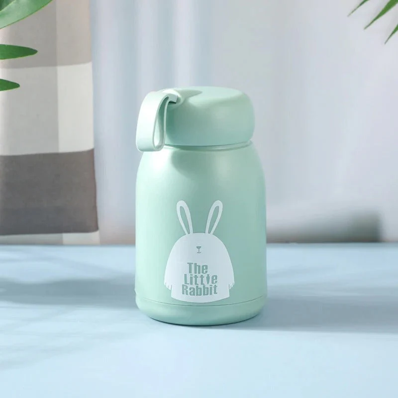 320ml Cute Glass Thermos Water Bottle - Image 6
