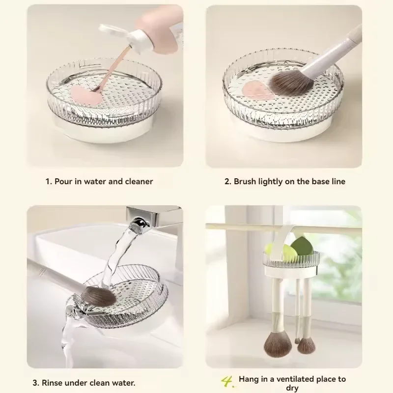 360 Degree Makeup Organizer with Brush Holder - Image 6