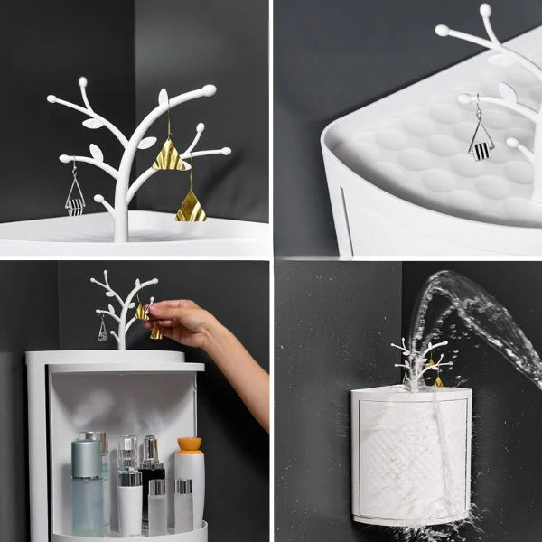 360 Degree Rotating Bathroom Shelf - Image 7