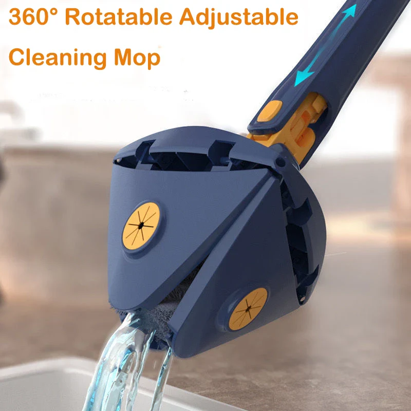 360° Rotatable Adjustable Cleaning Triangle Mop Multipurpose Cleaning Brush. - Image 2