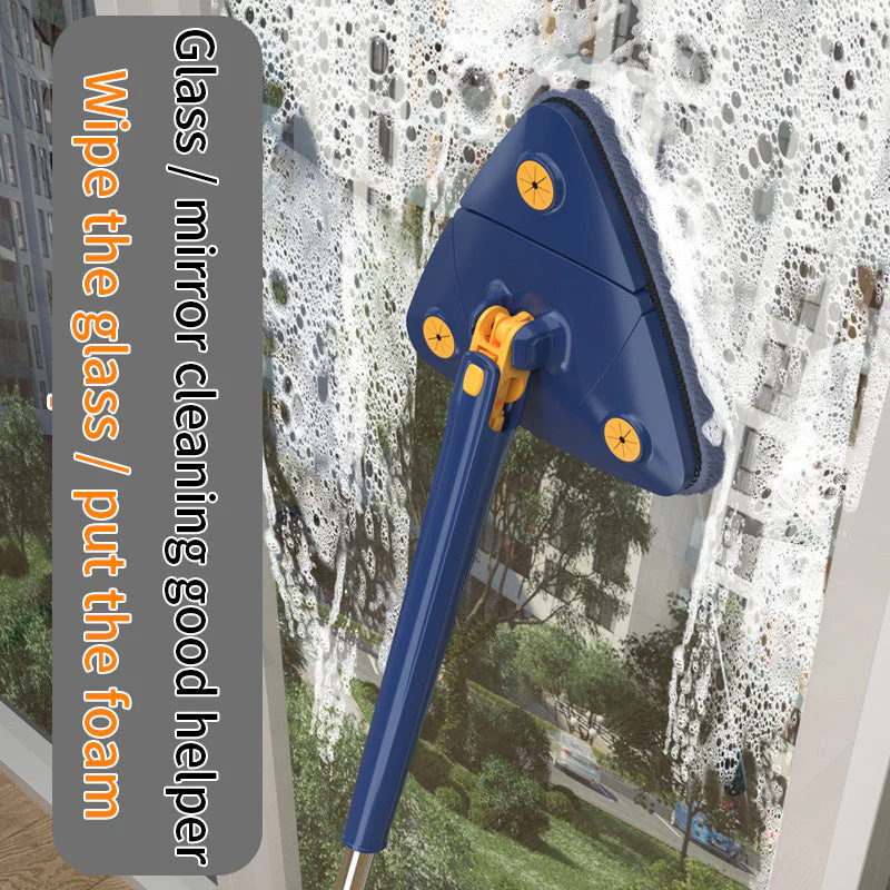 360° Rotatable Adjustable Cleaning Triangle Mop Multipurpose Cleaning Brush. - Image 3