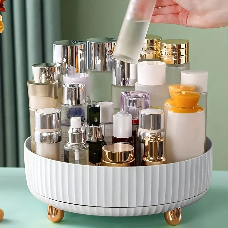 360 Rotatable Round Desktop Storage Tray - Image 2