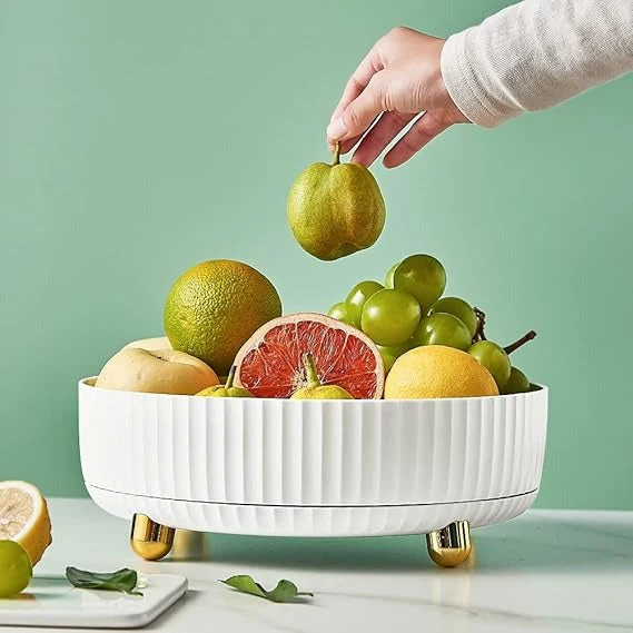 360 Rotatable Round Desktop Storage Tray - Image 3