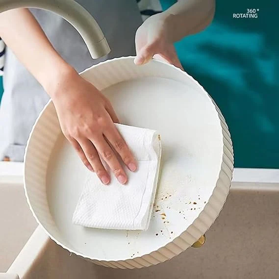 360 Rotatable Round Desktop Storage Tray - Image 5