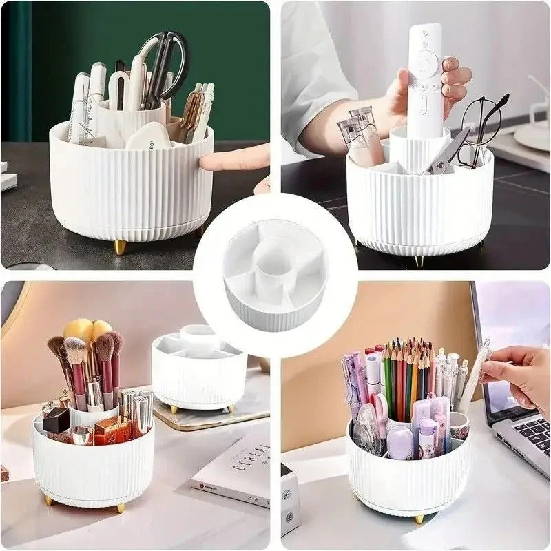 360 Rotating Desktop Cosmetic Storage Box - Image 6