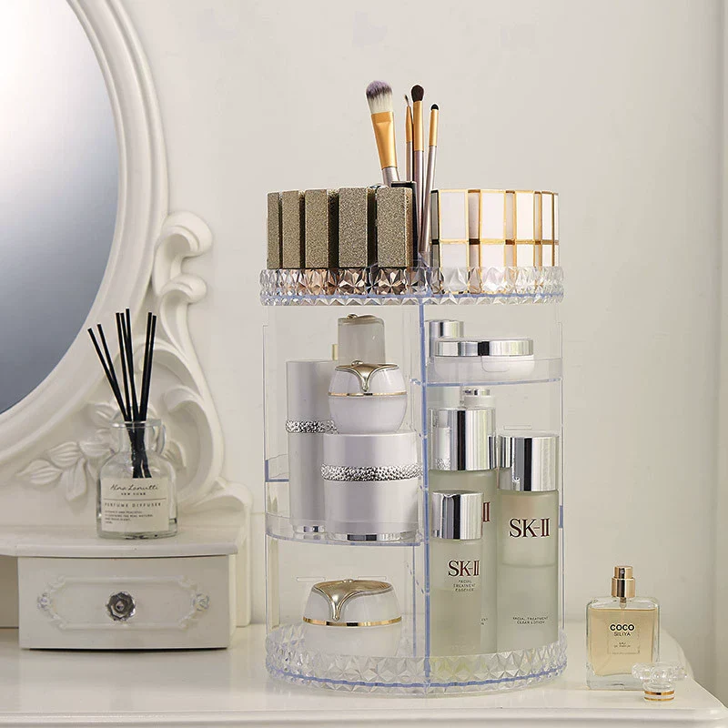 360° Rotating Makeup Organizer - Image 3