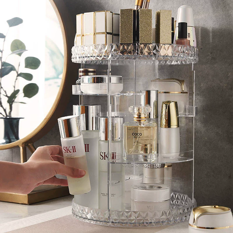 360° Rotating Makeup Organizer - Image 4