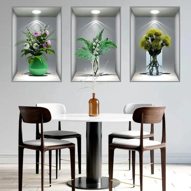 3d Plant Wall Stickers (3pcs Set) - Image 5
